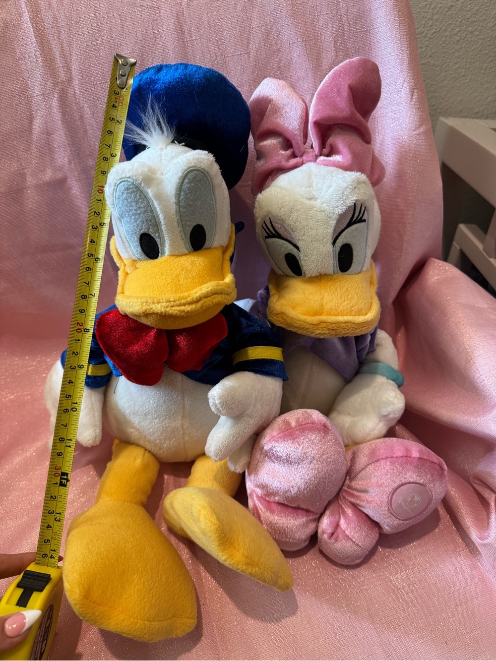 Disney Donald and Daisy duck plush toys